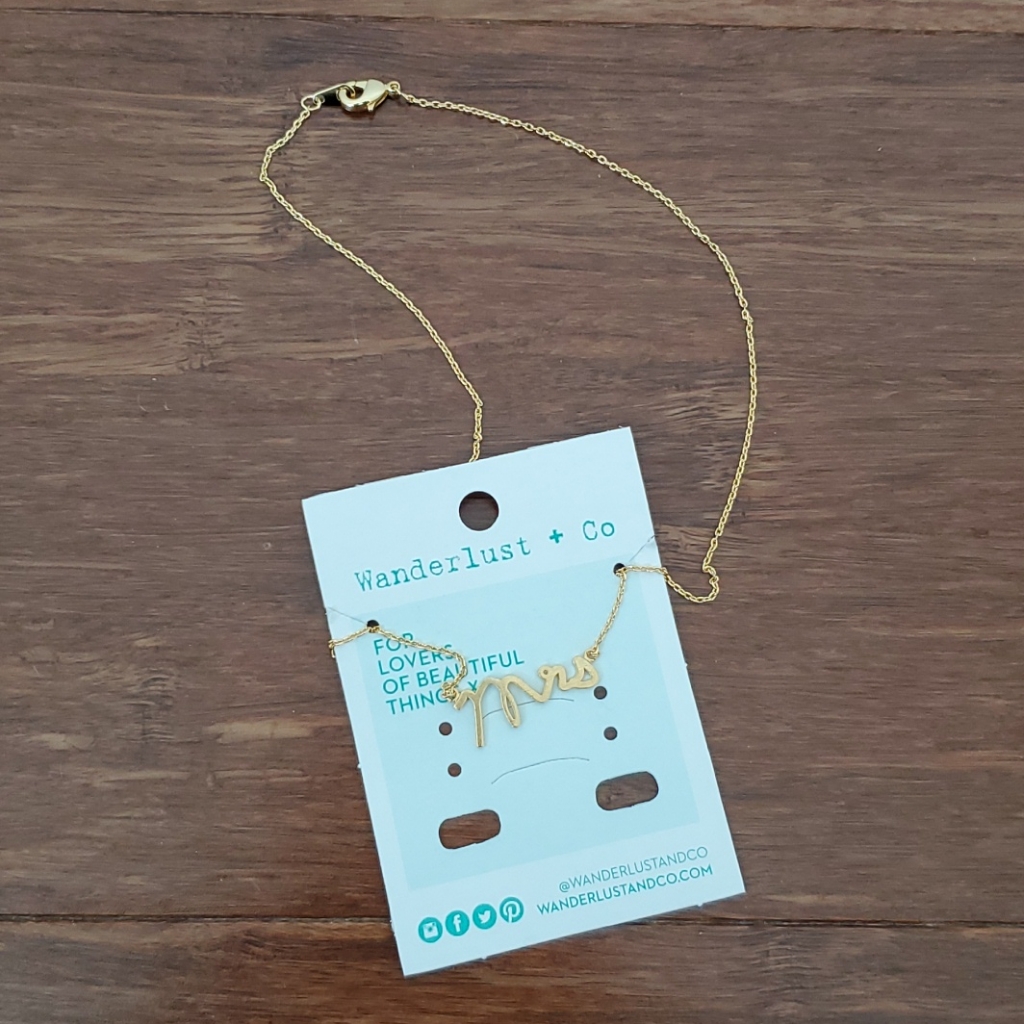 New Wanderlust Mrs Necklace